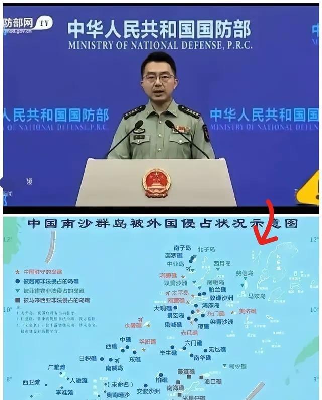 55年！终于等到这一天！国防部直接亮明硬态度，菲律宾侵占的中业岛，该还了！从19