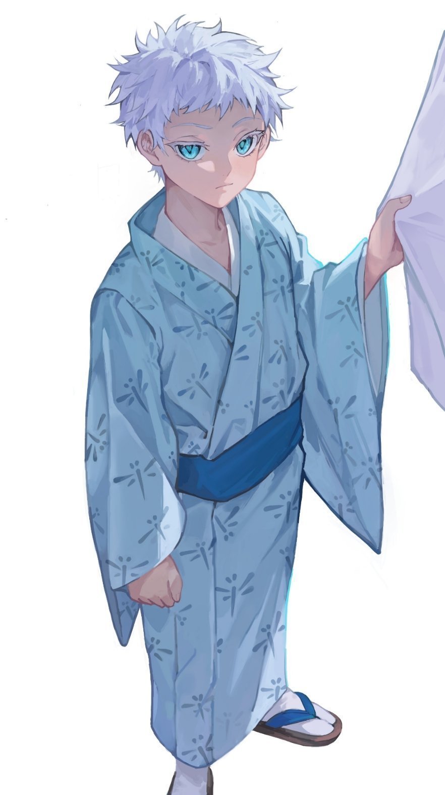 咒术回战小五条悟，这也太可爱了！！五条悟画师x：baserak_1019 