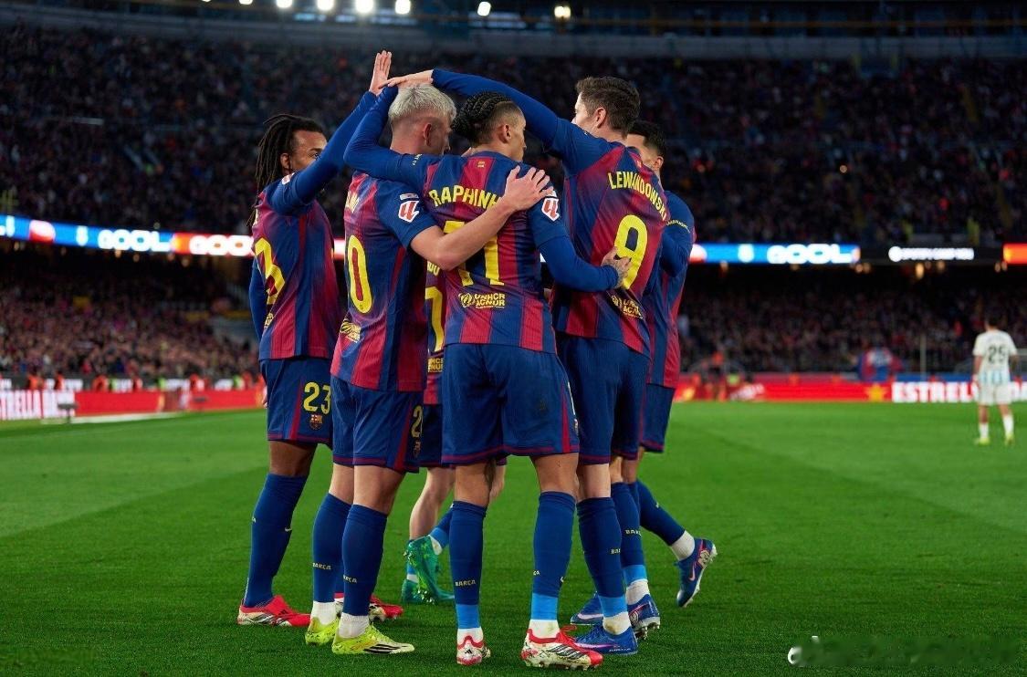 主打一个稳！本赛季巴萨西甲主场10战10胜豪取 30个积分1月26日在今天凌晨结