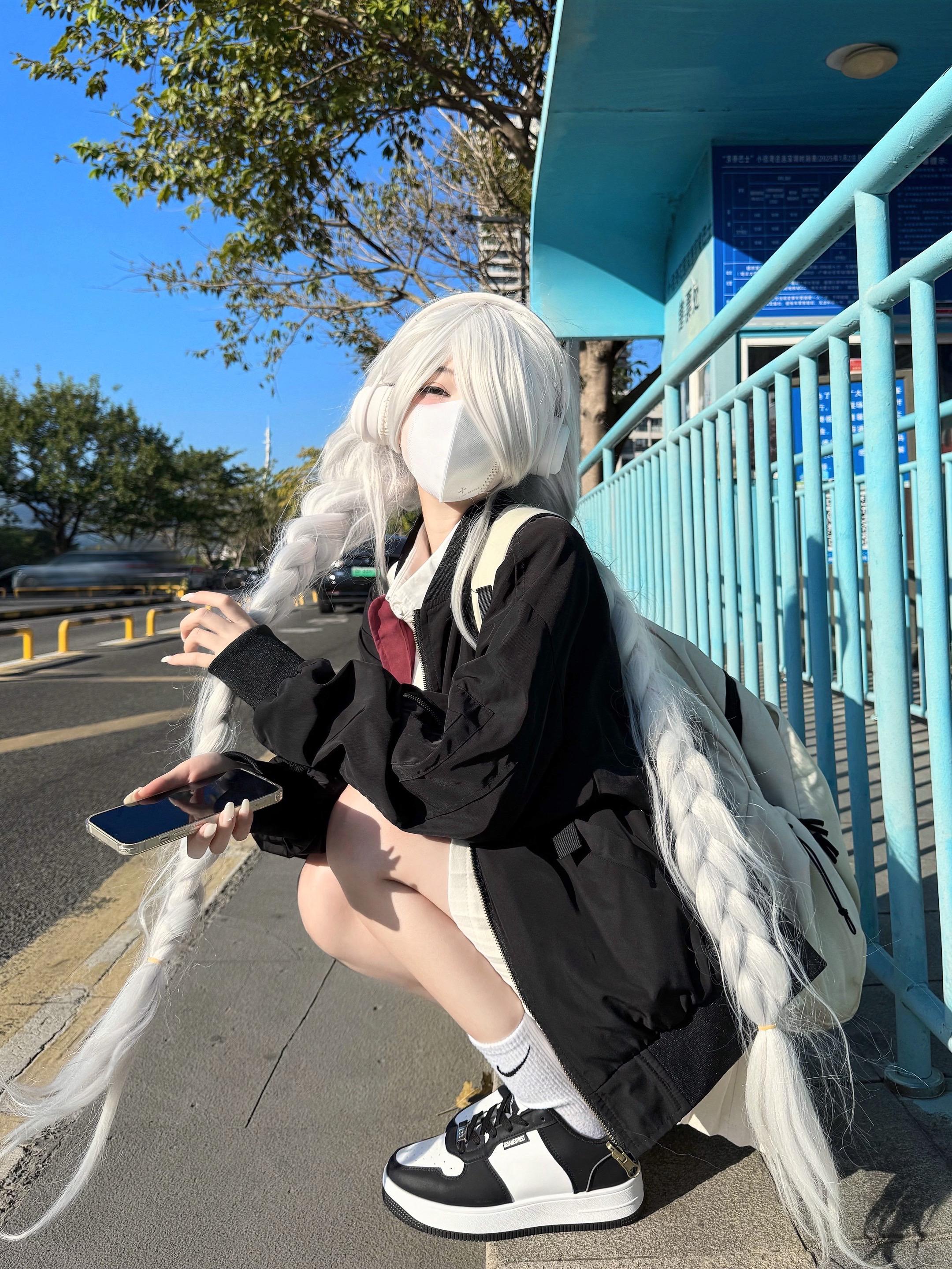 太好了 是白毛。