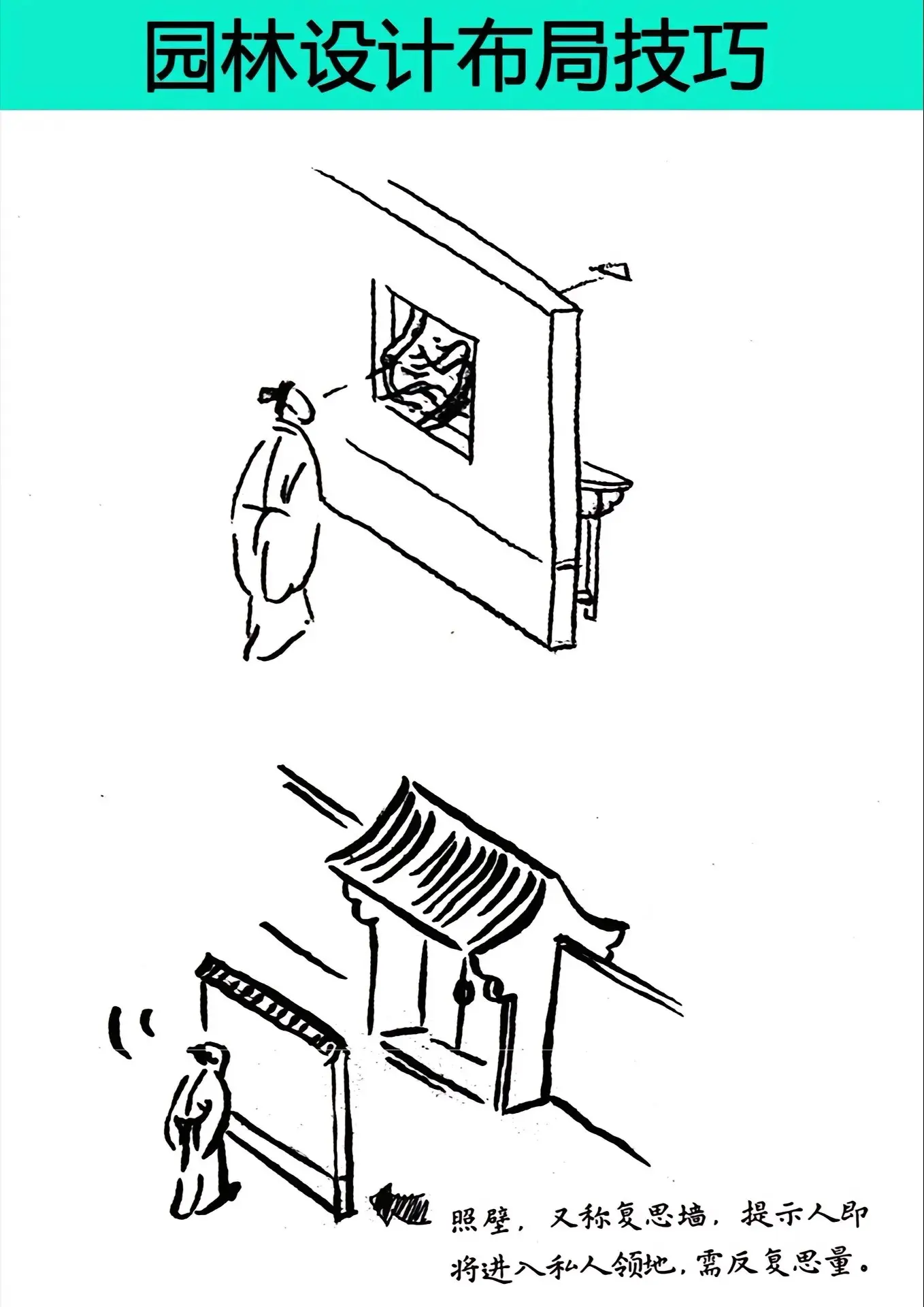 图解古典园林、建筑空间营造的智慧。