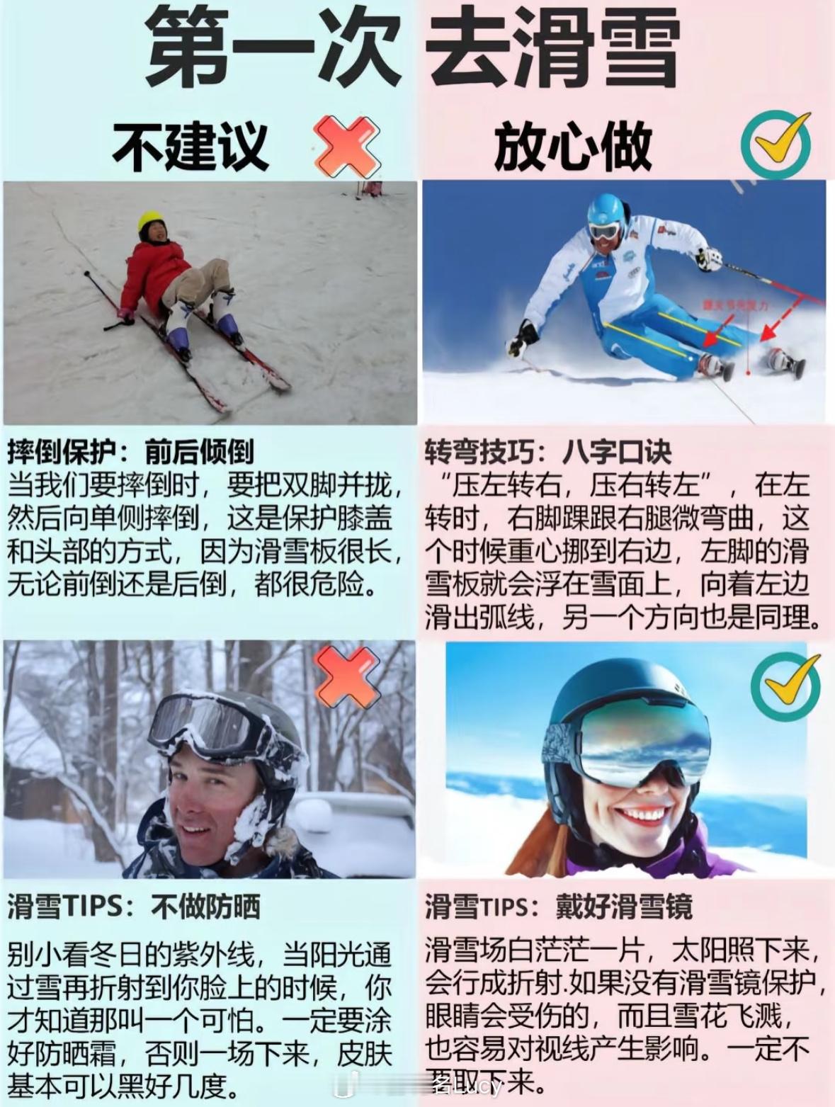 第一次去滑雪的建议，请收藏 