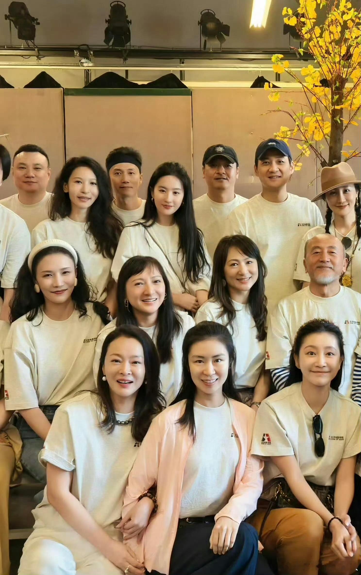 好美啊 刘亦菲北电校友会合照