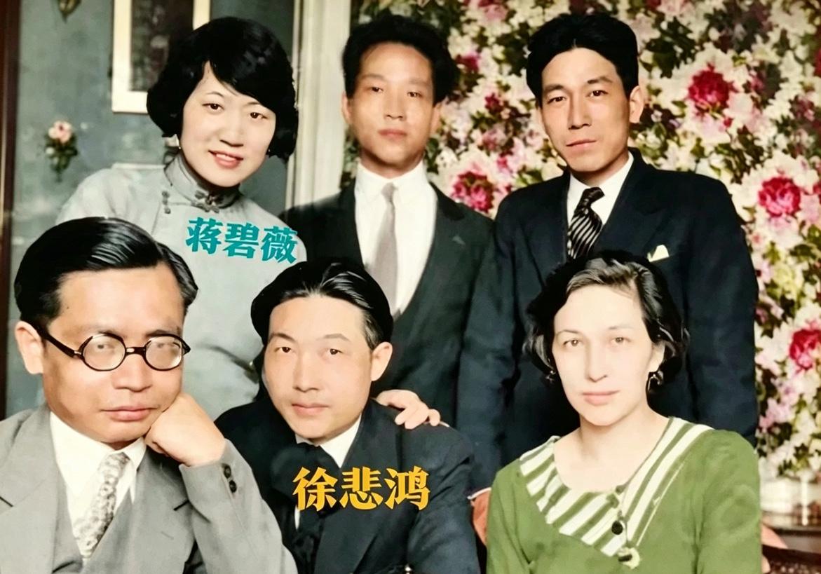 徐悲鸿和妻子蒋碧薇，一张罕见合影，始于惊鸿一瞥，终于爱恨两难