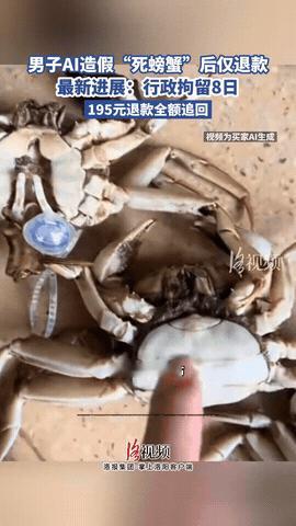 防不胜防！江苏苏州，男子买大闸蟹就要求退款，说8只死了6只，还配了视频，店家坚持