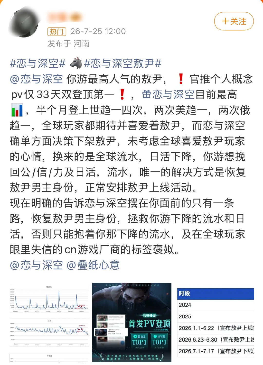 恋与深空挣了你们一分💰没有？ 