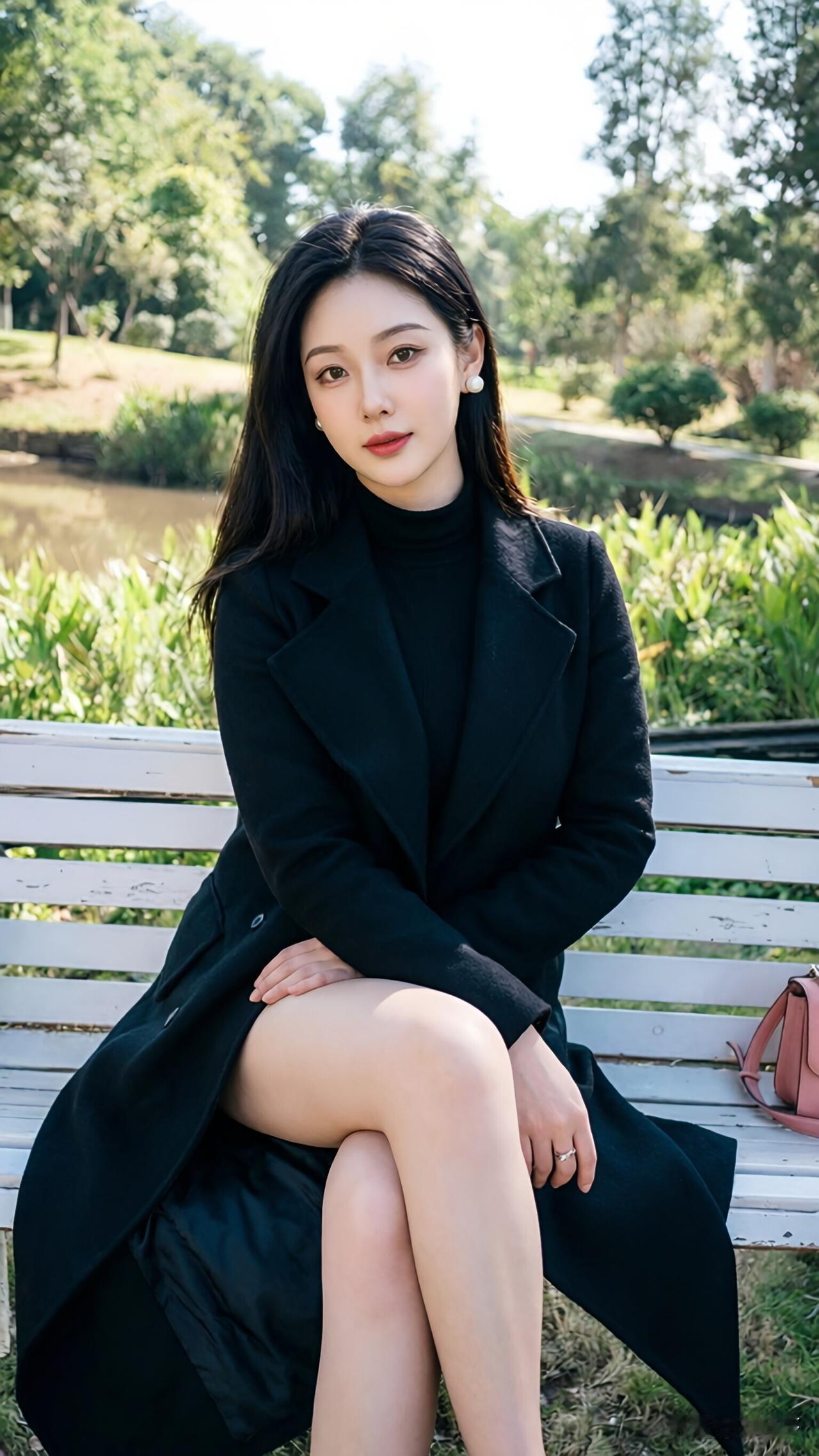 越来越喜欢到公园里边独坐，不为别的，就图个清静。你看这长椅，木头都晒得发白，坐上