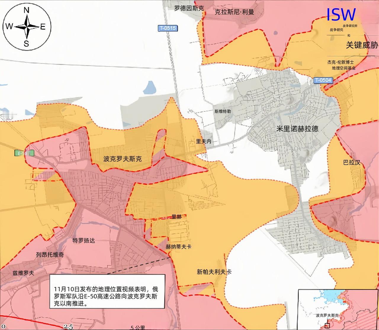 红军城战况更新：尽管人数占优又有无人机加持，但俄军地面推进依然吃力

11月11