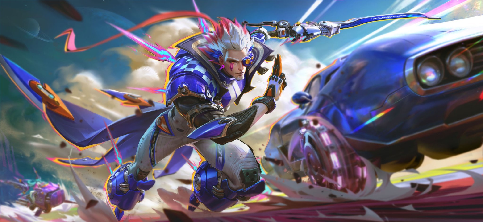 LOL手游风驰系列易大师皮肤原画（完整版）英雄联盟
