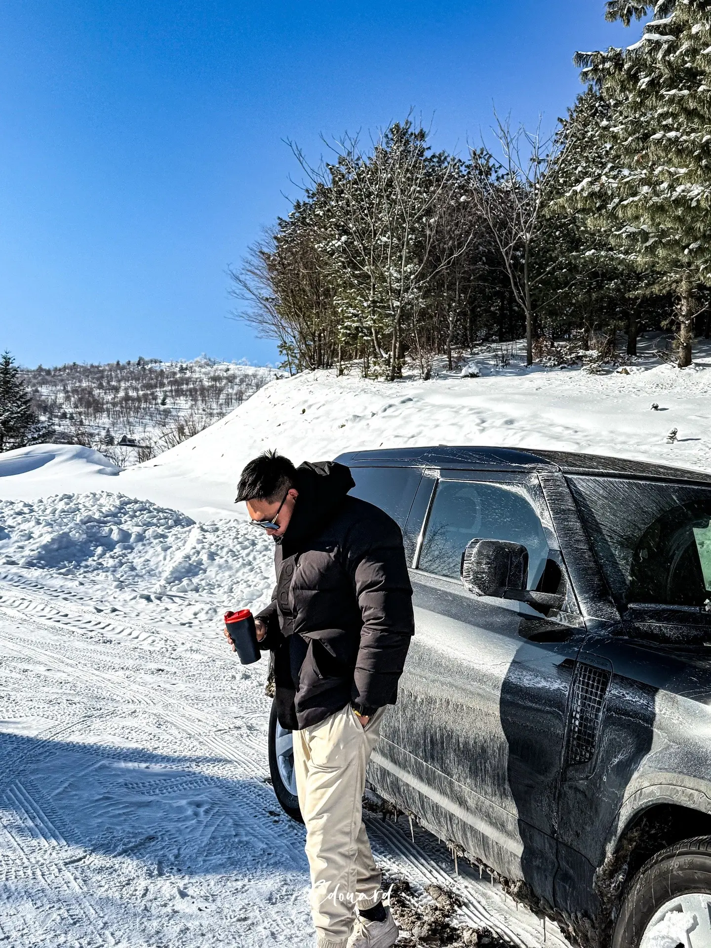 带虎子撒一场雪地的野。2025一切顺利🙏☀️🎊