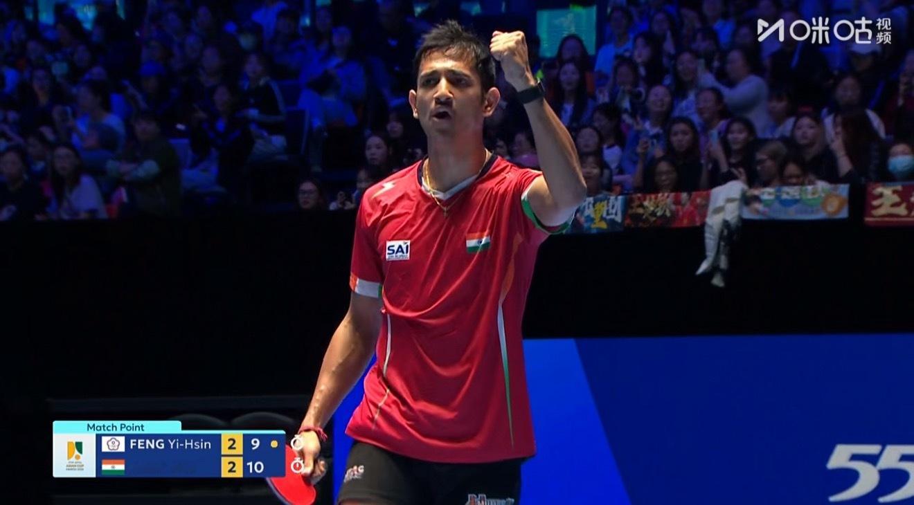 2026海口亚洲杯男子组R3阿喀什3-2冯翊新（11-8 5-11 11-6 5