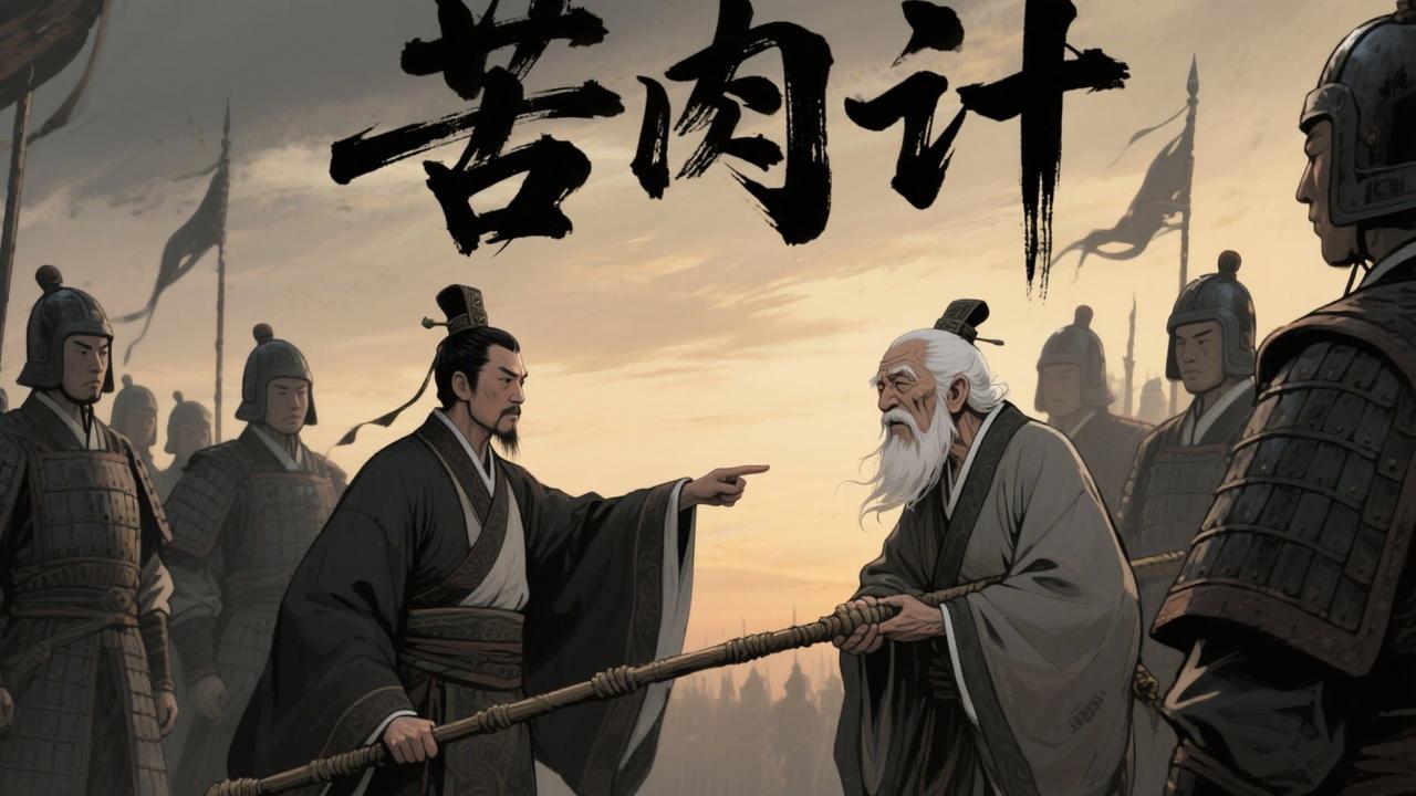 苦肉计本质是通过破坏“利己”常理来重塑“信任”。周瑜打黄盖，以身残为代价消除曹操