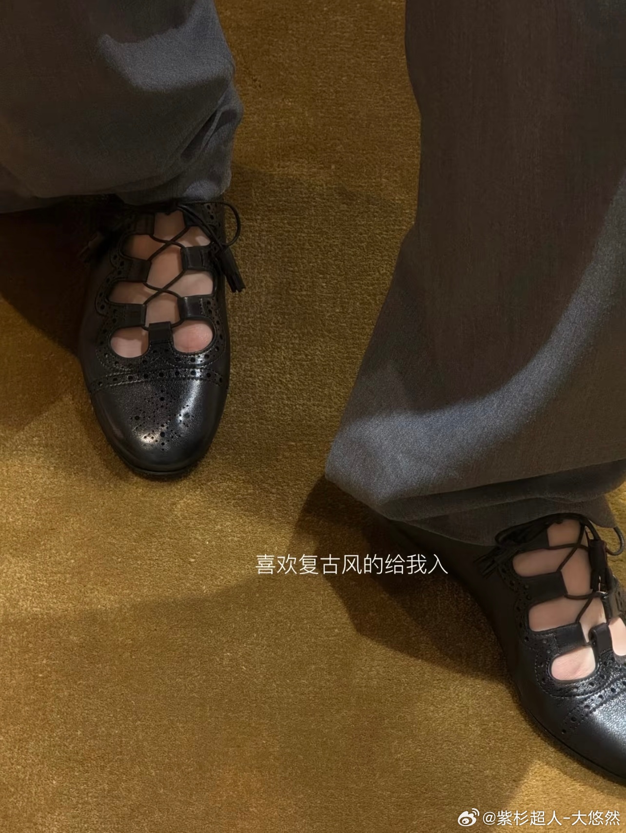 【HERMES】— 爱马仕时尚新款流苏德比鞋，这款上脚巨高级秀气配色十分高级时尚