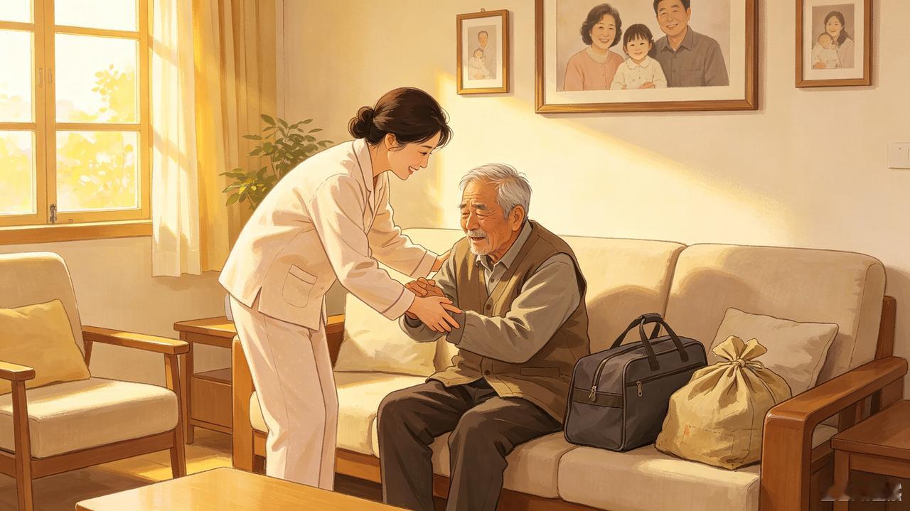 养父年迈上门求收留，女婿狠心驱赶婆婆不同意，但她宁愿离婚也回老家照顾继父。女儿一