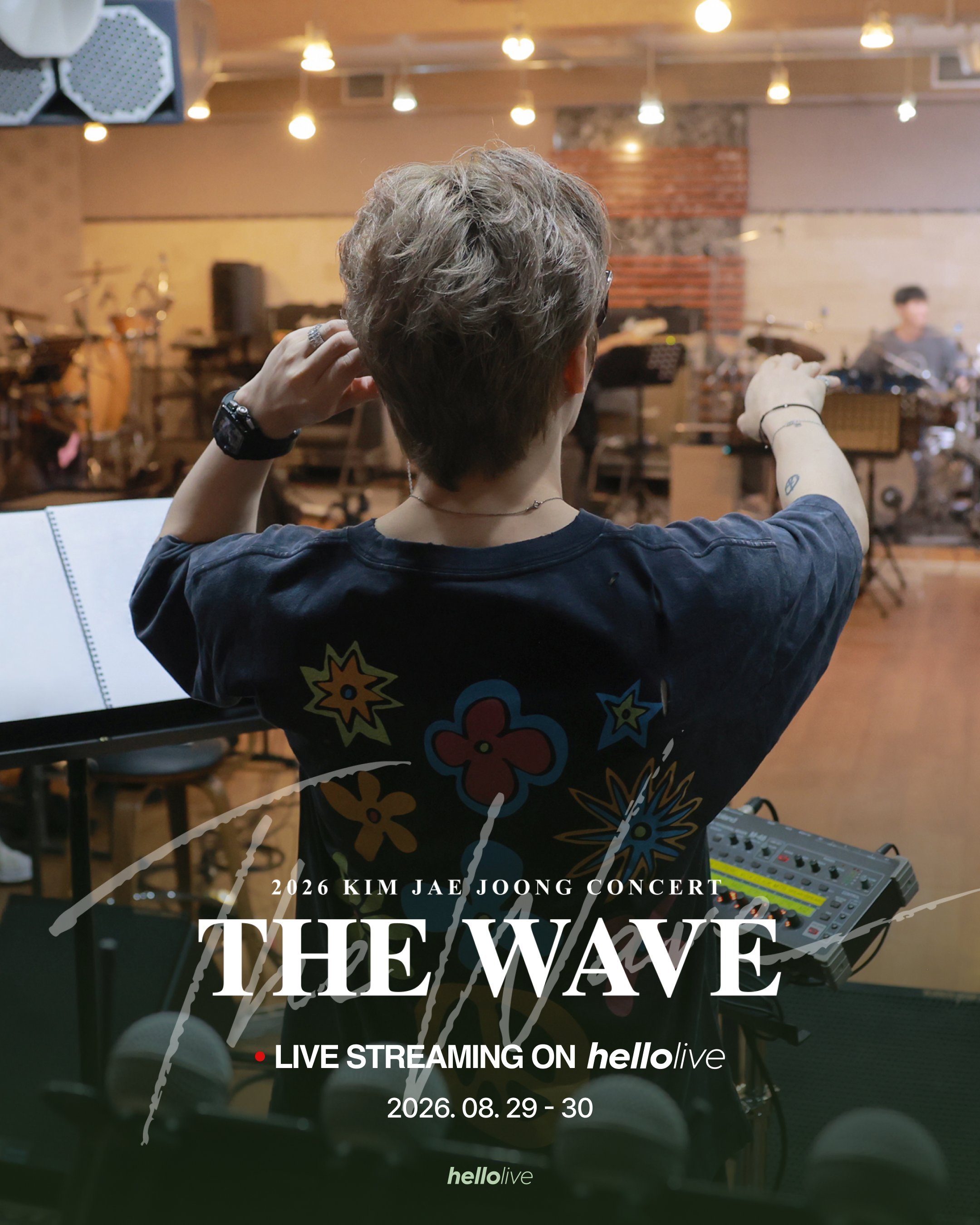 允在[超话]  hellolive 更新金在中 相关【🌊 D-3期待已久的海浪