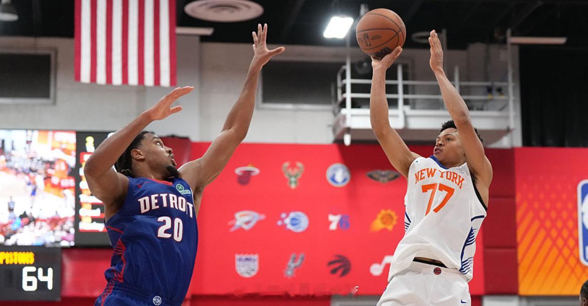 活塞首节领先，尼克斯一波流带走！🏀拉斯维加斯夏联，尼克斯86-75力克活塞。活