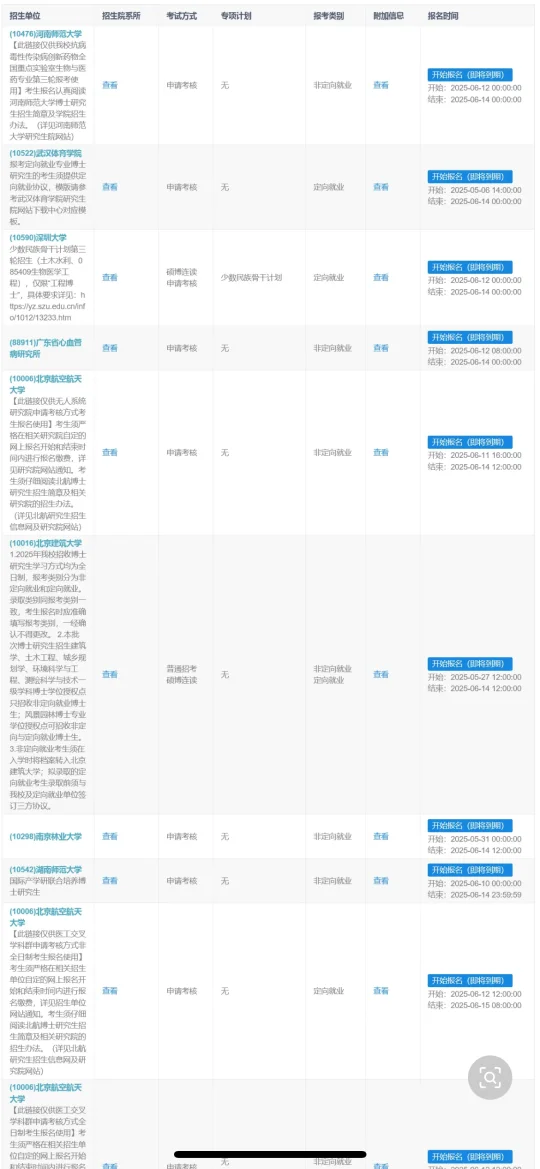 仅有23所院校还可报名！赶紧上车！2025年博士
