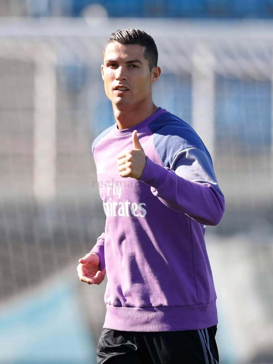 C罗c罗 阳光灿烂训练的午后在皇马训练基地 