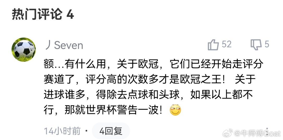 评分赛道也能拿欧冠之王 