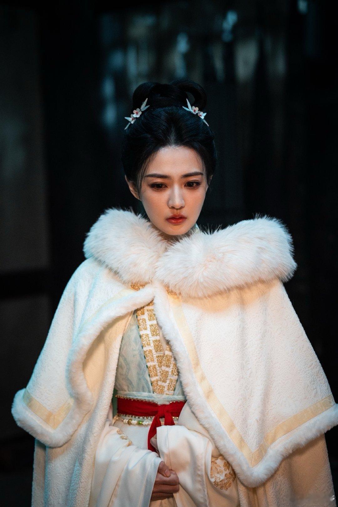 徐璐古装 徐璐于《长安二十四计》中，恰似古风画卷里逸出的仙姝。雪夜之下，古装翩然