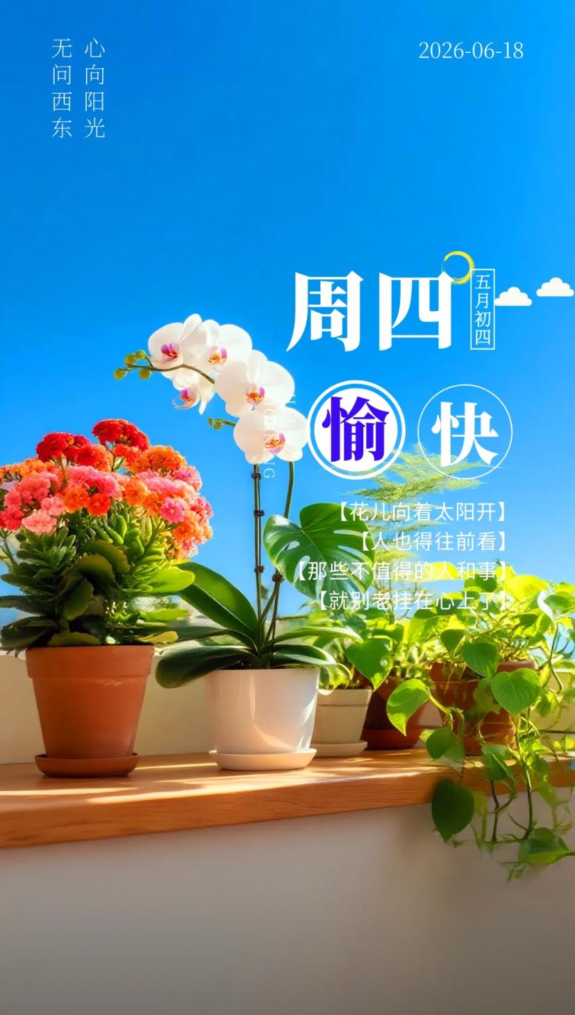 夏晨问安，艾叶盈门，端午将至，年年相伴，尽显温情。
026./06.18.
[微