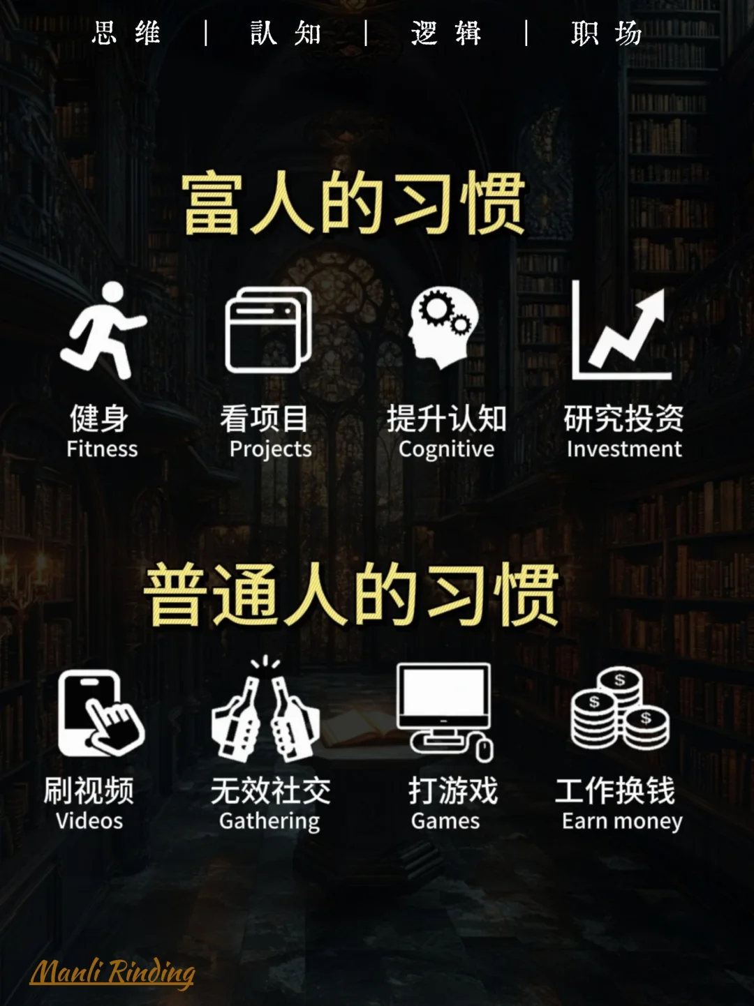 你有什么样的习惯，就有什么样的人生