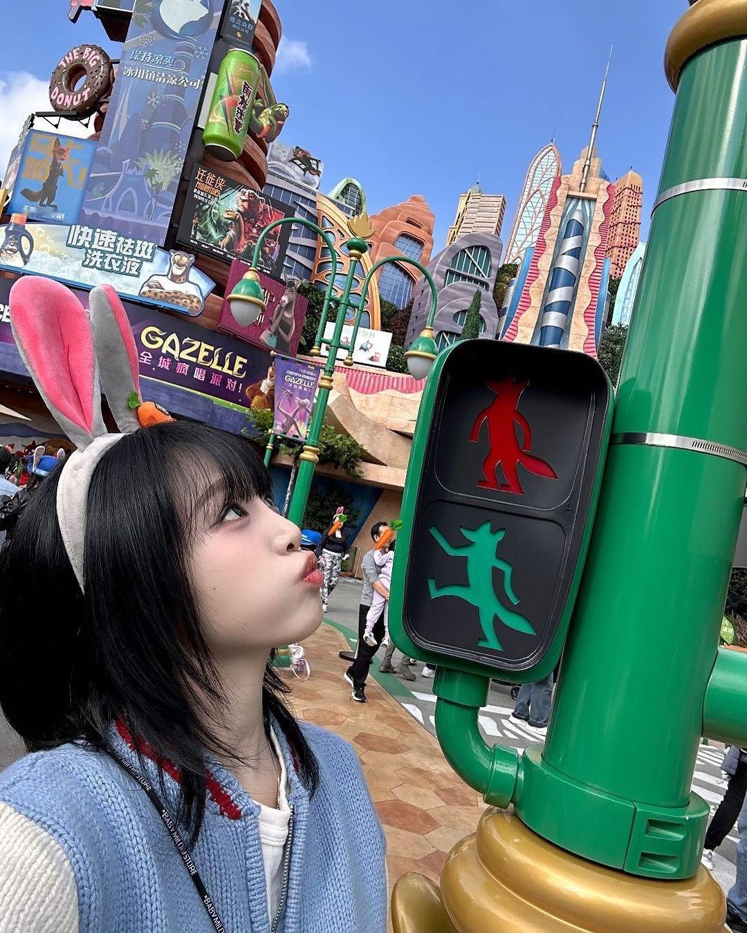 YENA在上海迪士尼💗 🦊🐰🥕 ​​​