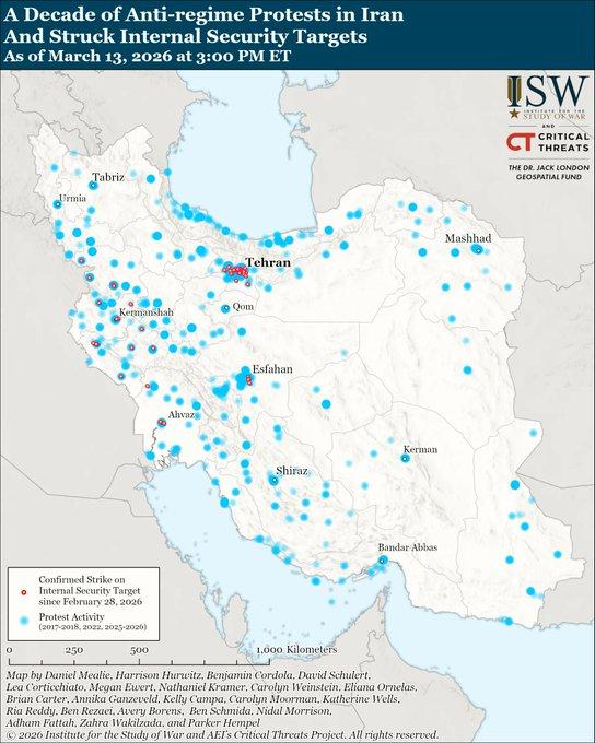 美军在川普总统的命令下摧毁了哈尔克岛的伊朗军事设施后，伊朗方面内部正在考虑限制对
