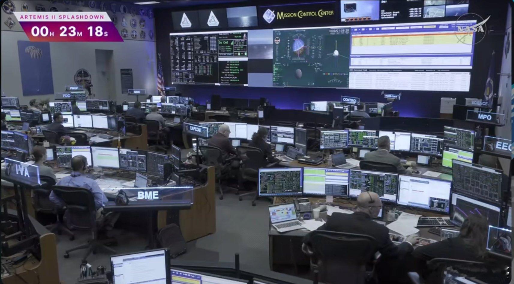 看阿尔忒弥斯2号返航了，还有23分钟 