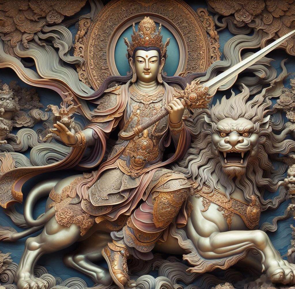 遇见文殊菩萨，你的好运要来了！许愿很灵！ ​​​