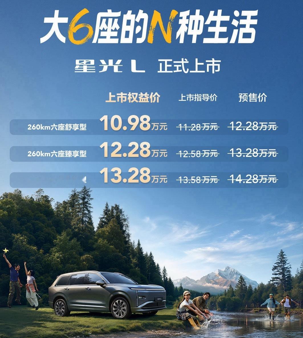 一台大六座SUV，竟然只有这价格，你说这还怎么玩？还得是五菱！星光L上市1098