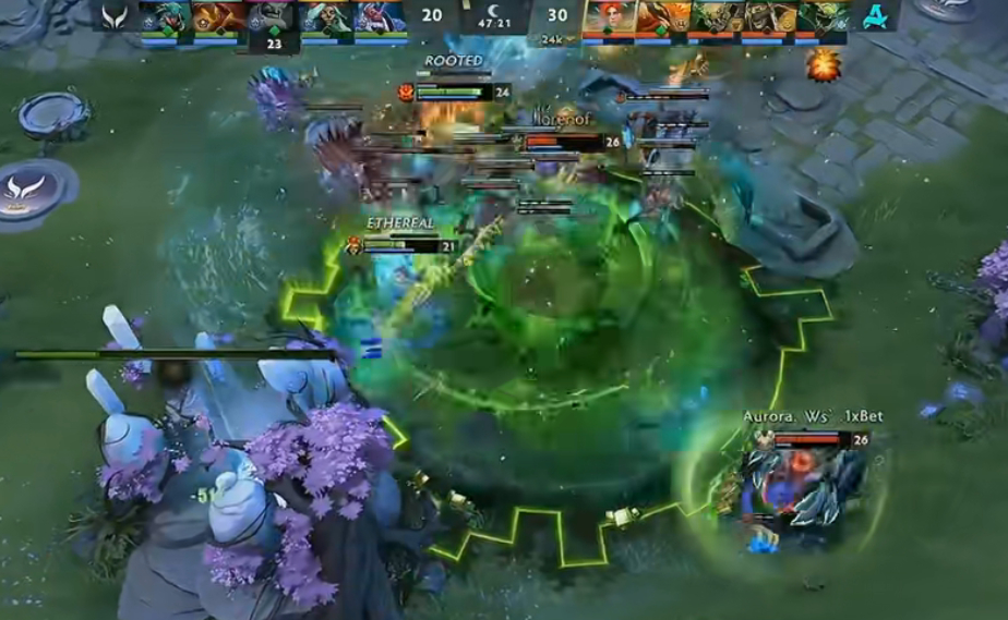 Ame蚂蚁独木难支，XG第二局不敌Aurora遭对手追平比分，这盘X哥马尔斯有点