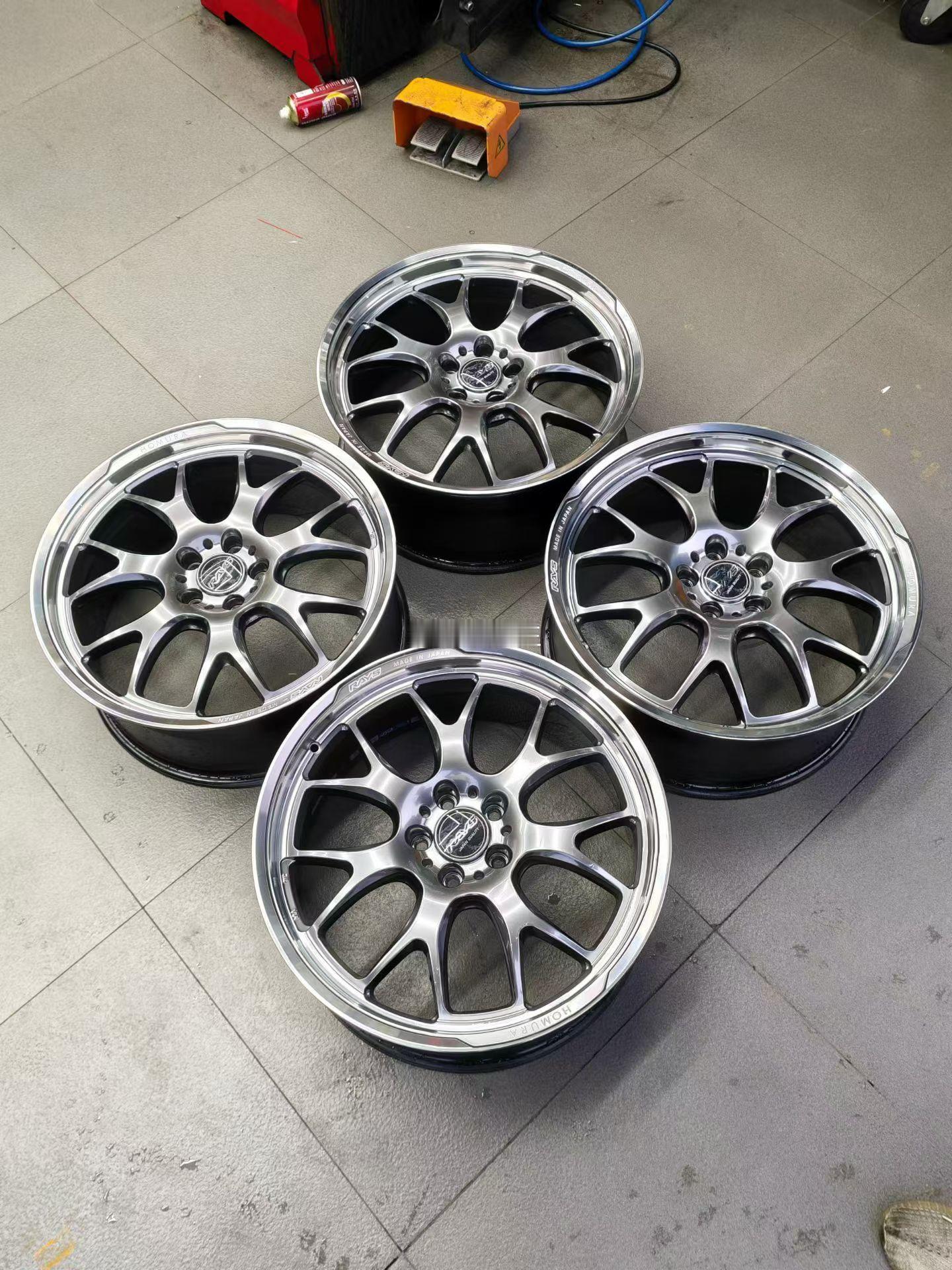心情件：日本进口正品RAYS 2x7RA 数据： 20寸 8.5J ET38 5