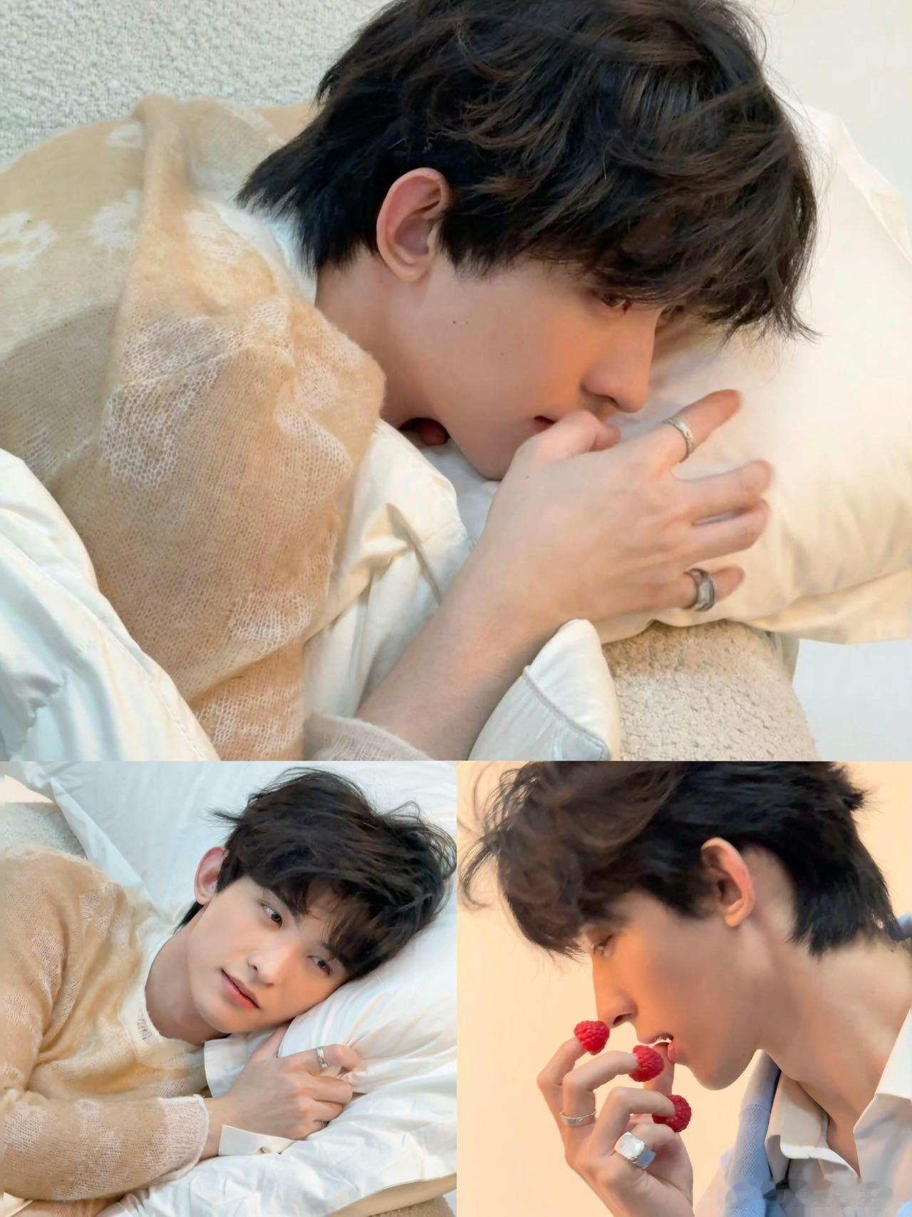 常华森这手我先抱走了 镜头扫到他抬手整理袖口那刻，骨节分明的手在光线下泛着细腻光