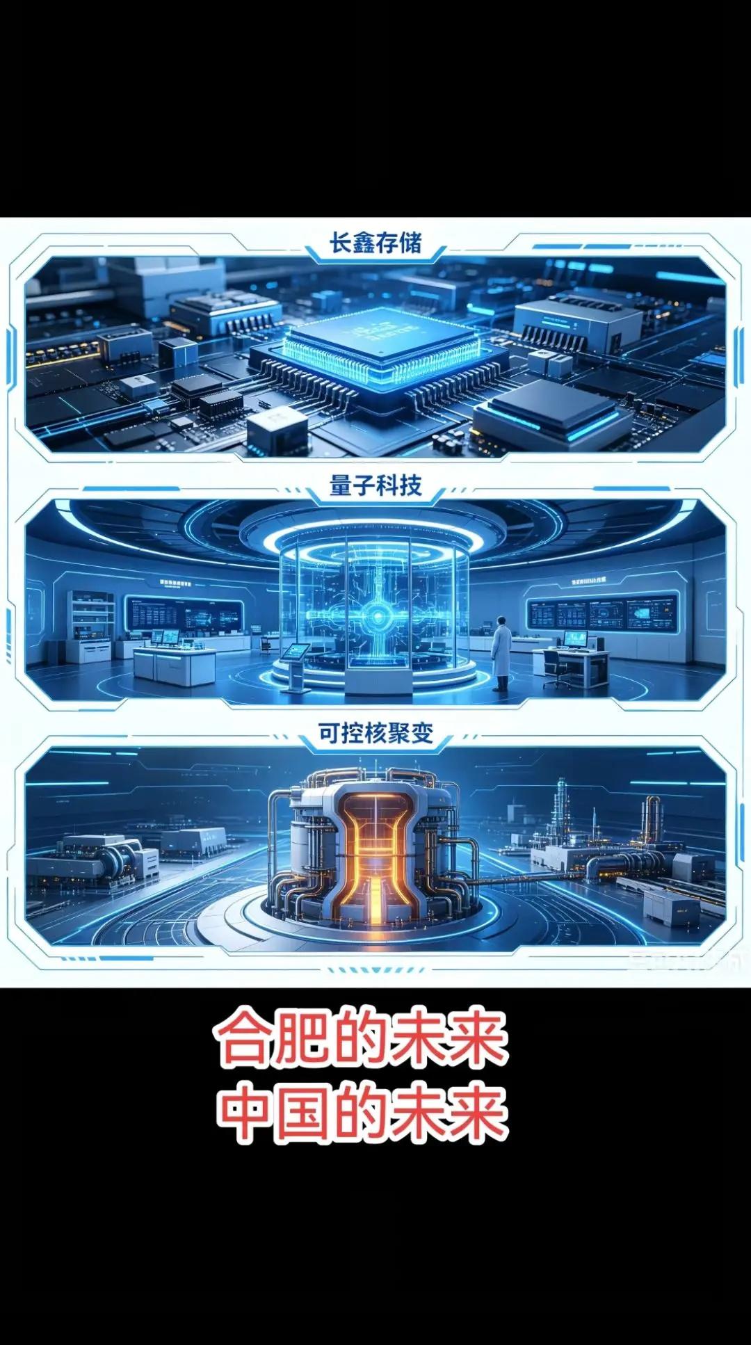 合肥科技感拉满！长鑫存储、量子科技、可控核聚变三大硬核场景震撼呈现，未来已来✨ 