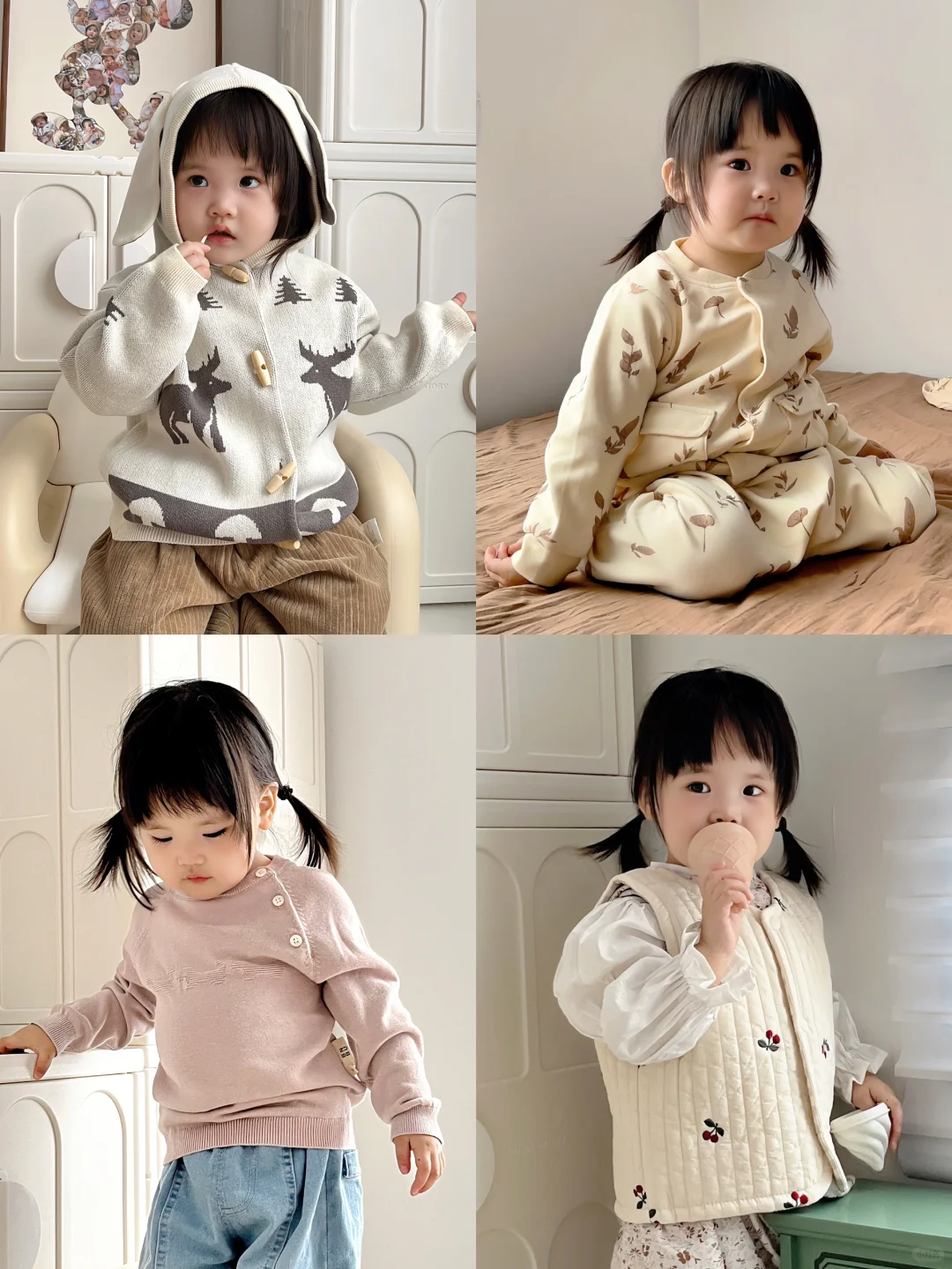 4️⃣套幼儿园穿搭合集👧🏻秋冬松弛感拿捏