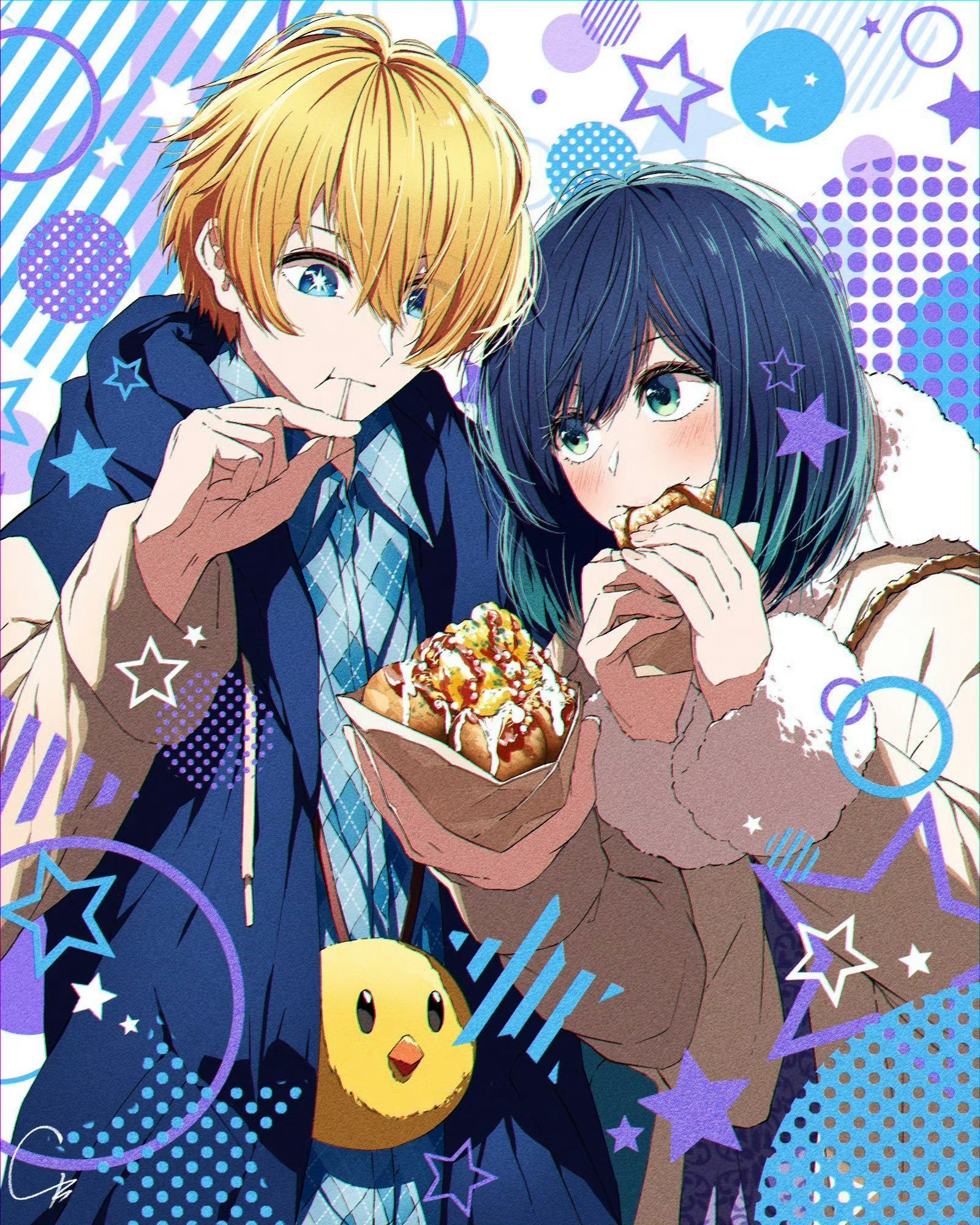 「我推的孩子」 4B太太绘制！！画风绝绝子[兔子][兔子]TWI.4B_Penc