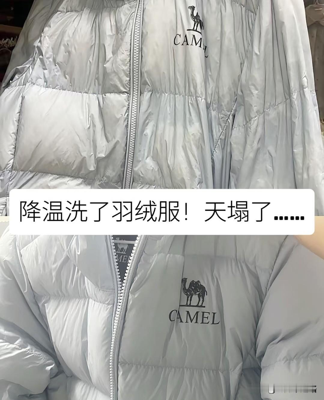 羽绒服洗错等于白买？
老师傅透露这些秘密
让衣服多穿三年。

我刚在楼下洗衣店碰