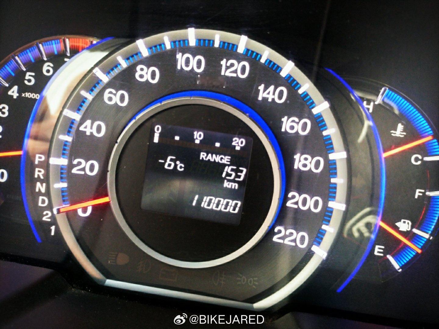 刚刚发现，我的RB3跑满11万公里啦 张家口