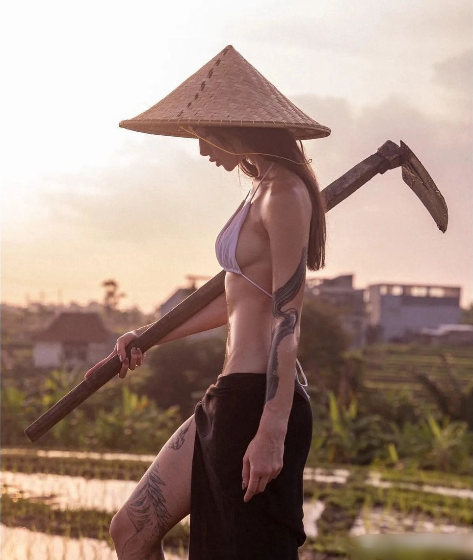 早上好，起床下地干活了！哈哈 