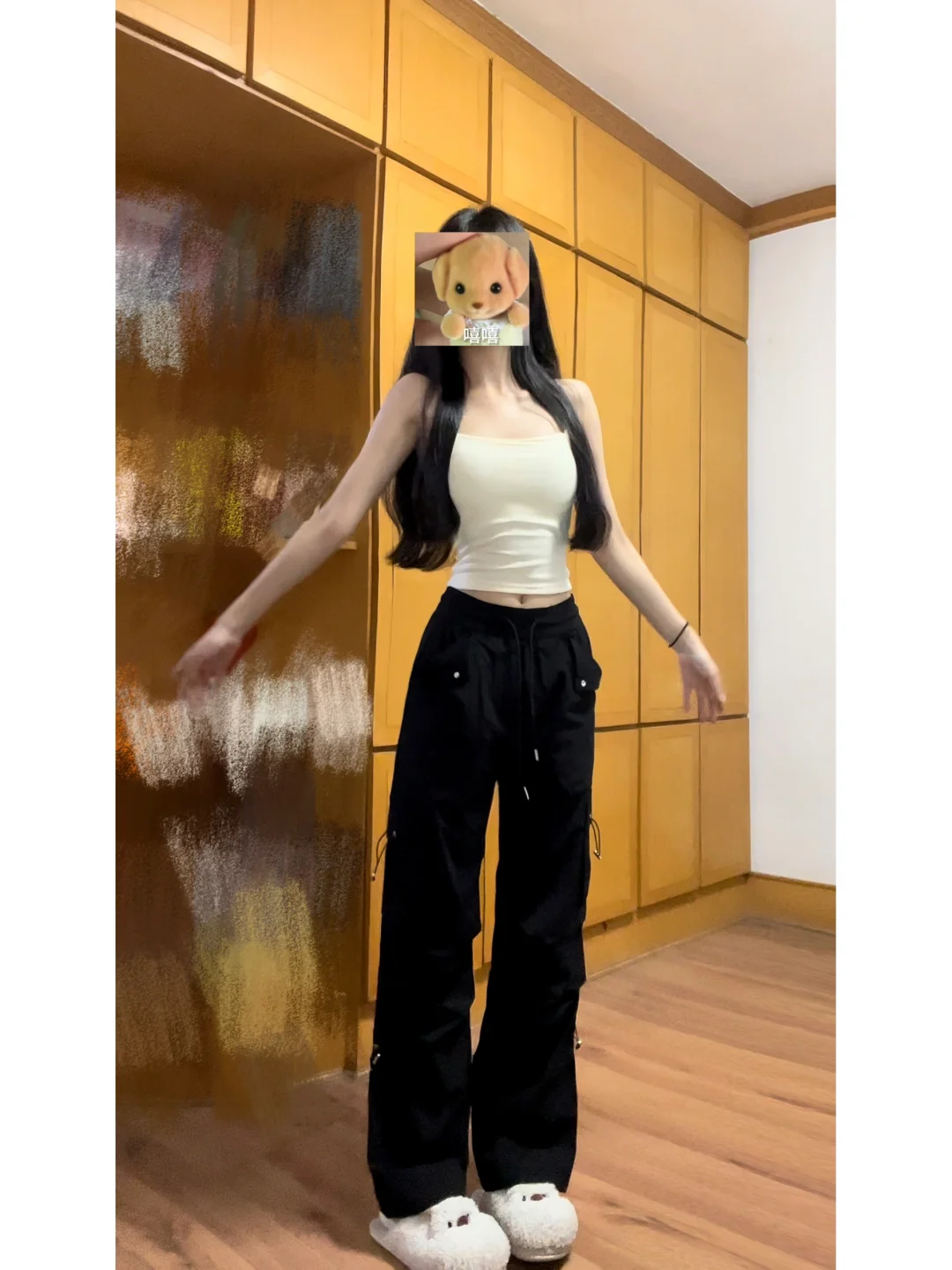 工装裤真是梨形的舒适区～～