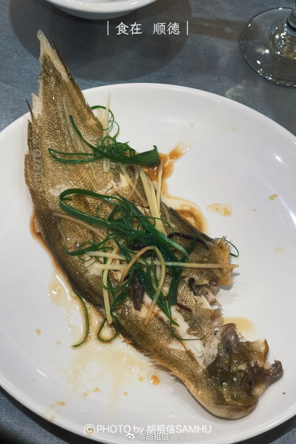 顺德[超话]顺德美食 西江挞沙鱼肉质细腻，味道鲜美，称得上“幼滑”。最适合清蒸，