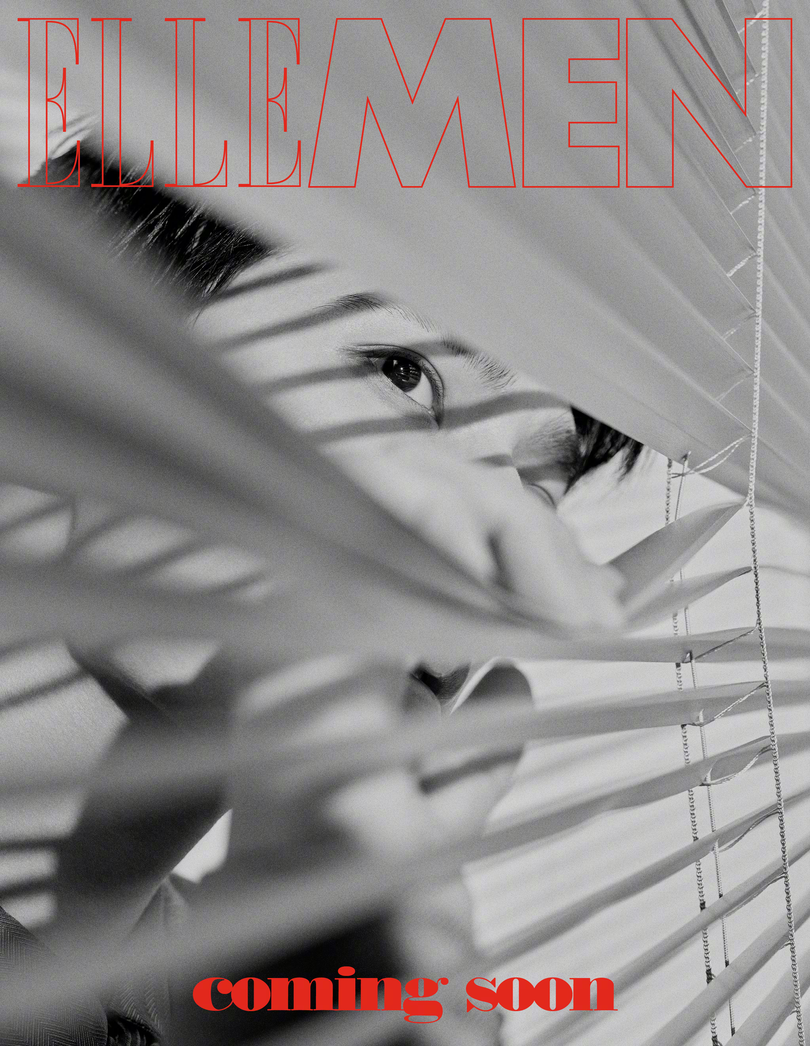 杨洋出镜ELLEMEN八月新刊封面预告，第四度完成杂志亮相。此次新刊同时落在生日