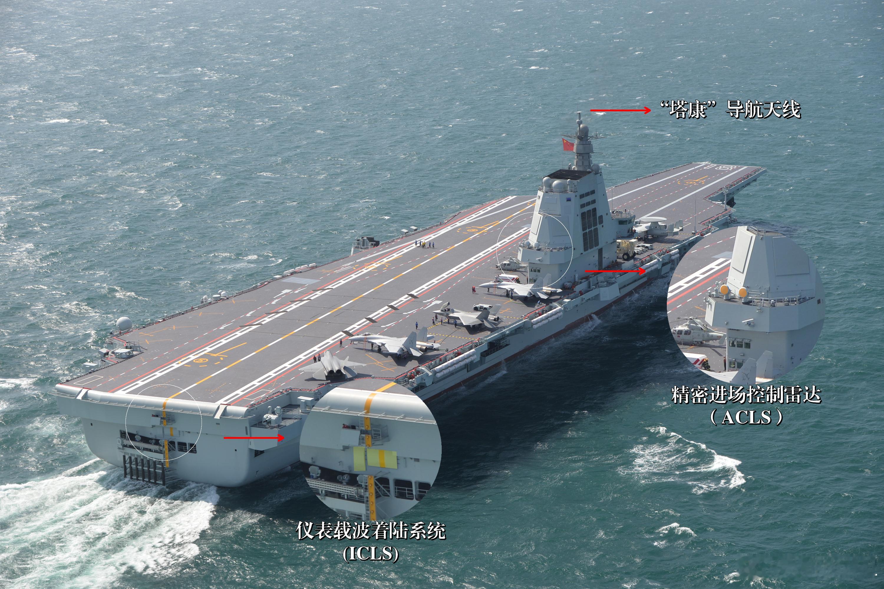 【航母舰载机如何引导降落】🔻舰载机的引导着舰流程，按由远到近一般分为归航、待机
