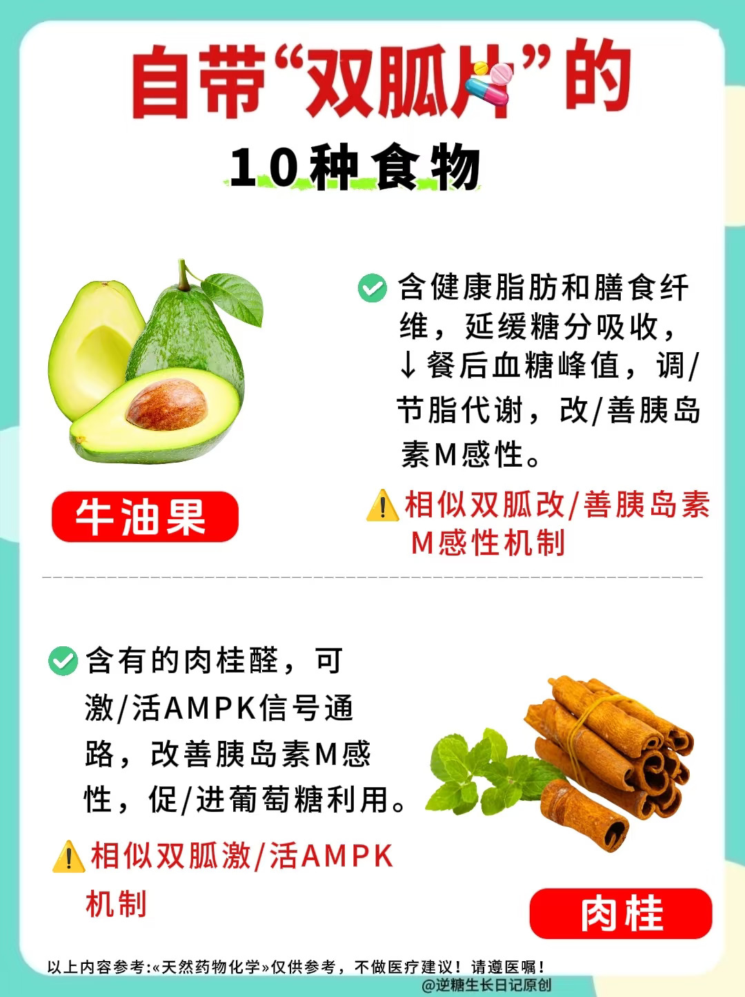 控糖减脂必看❗10种天然“双胍”食物大公开