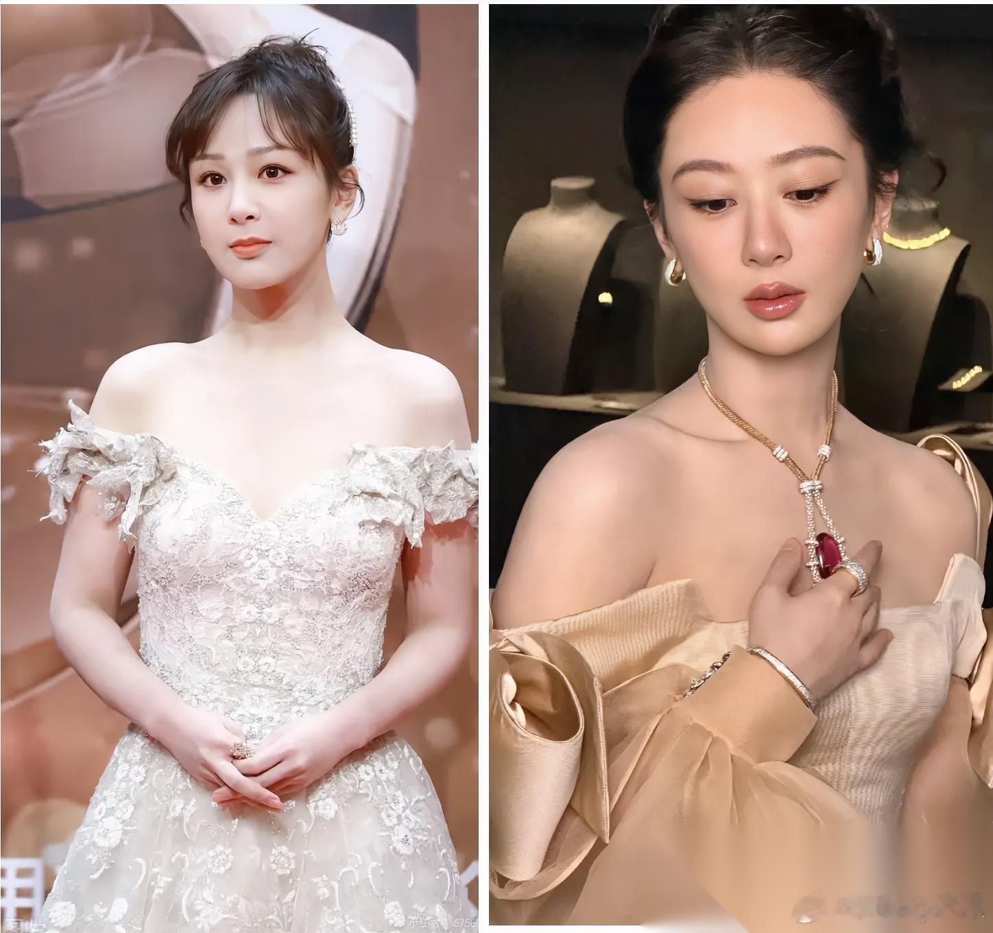发现了吗 杨紫有一个非常明显的变化 不是她红了之后飘了，而是她身上越来越有大花的
