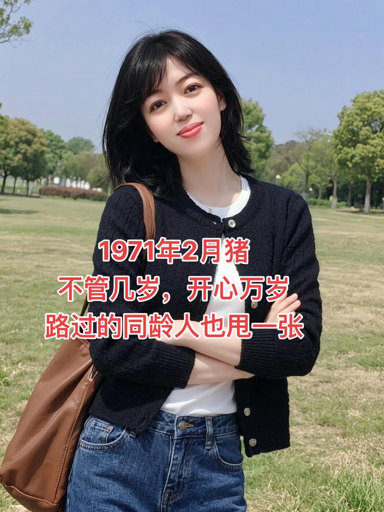 1971年祝54周岁，不管几岁，开心万岁，只要皱纹没长进，心里永远18...