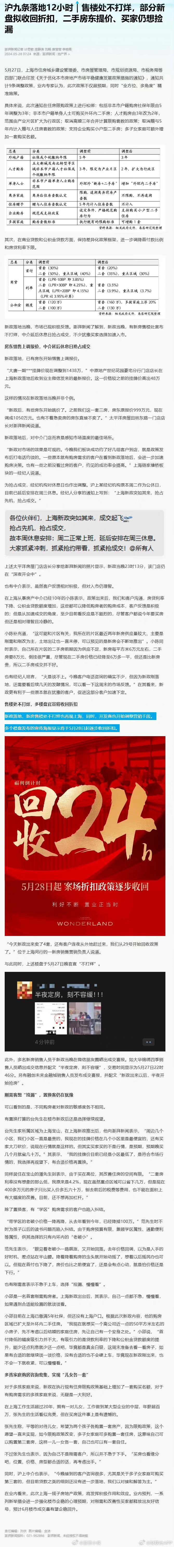5月27日，上海市住房城乡建设管理委、市房屋管理局、市规划资源局、市税务局等四部