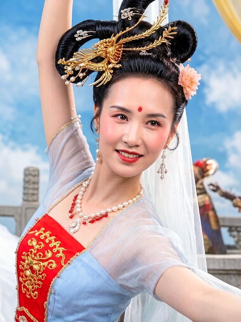 蟠桃大会上的“凌霄仙女团”