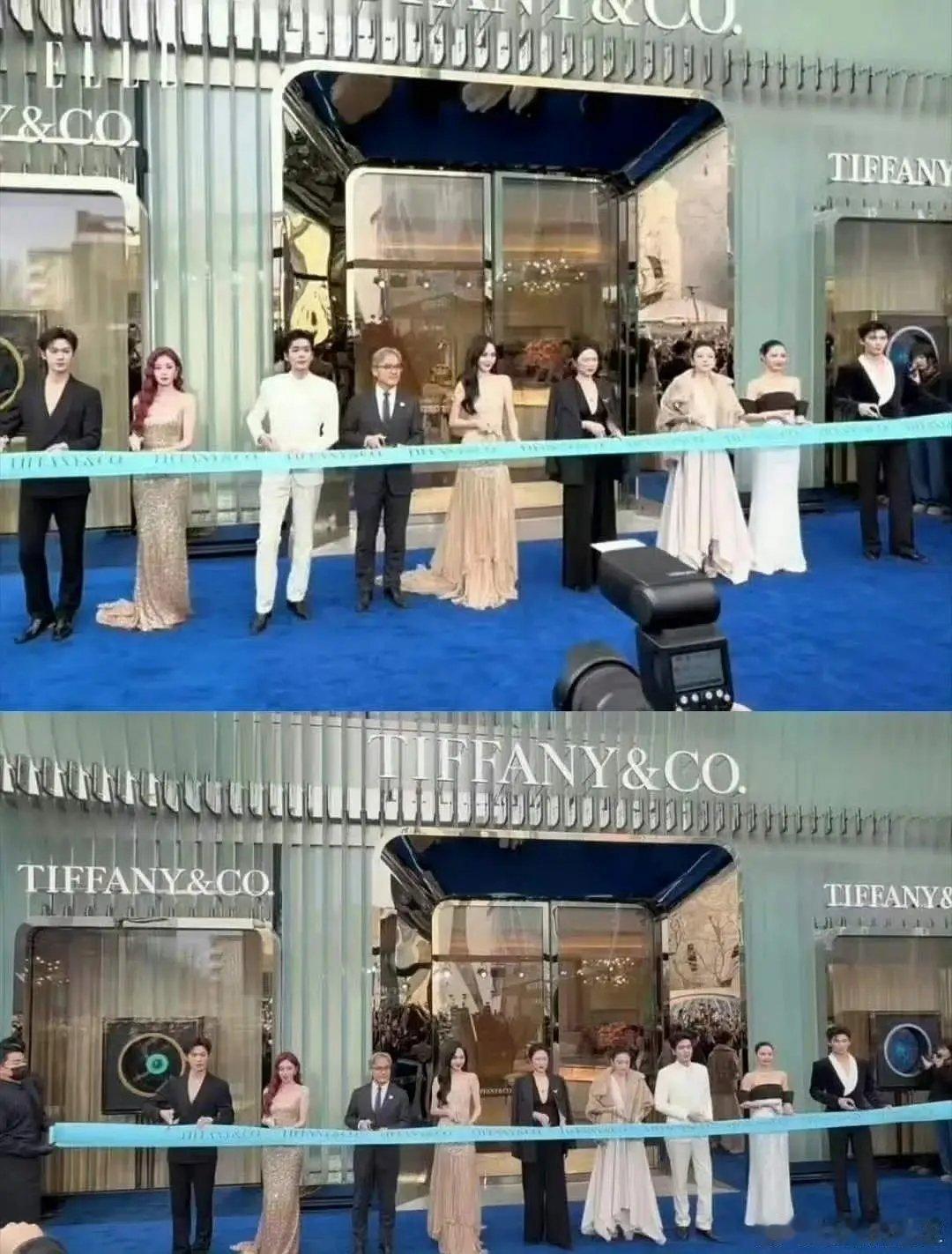 钟楚曦这波真的有点冤！首先她是品牌大使，位置是主办方安排的；其次合影是多角度拍摄